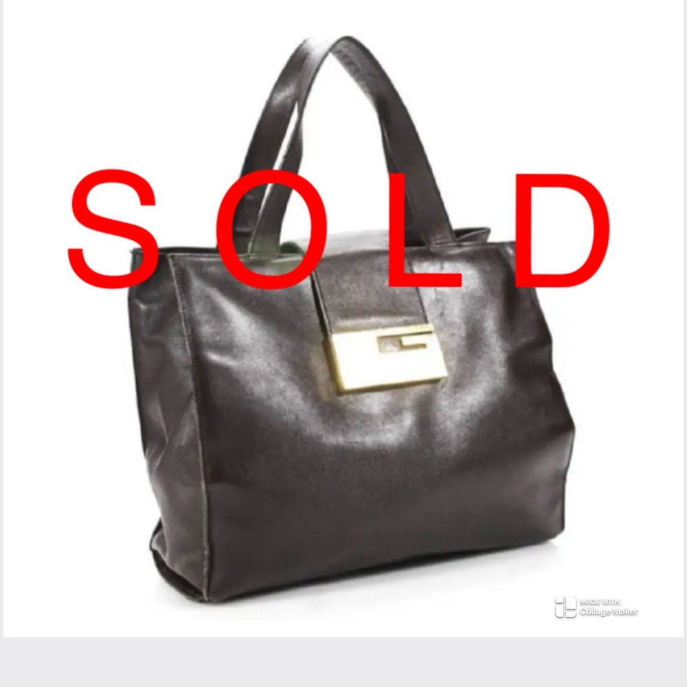 GUCCI, Tote Satchel “Tom Ford” VINTAGE Leather